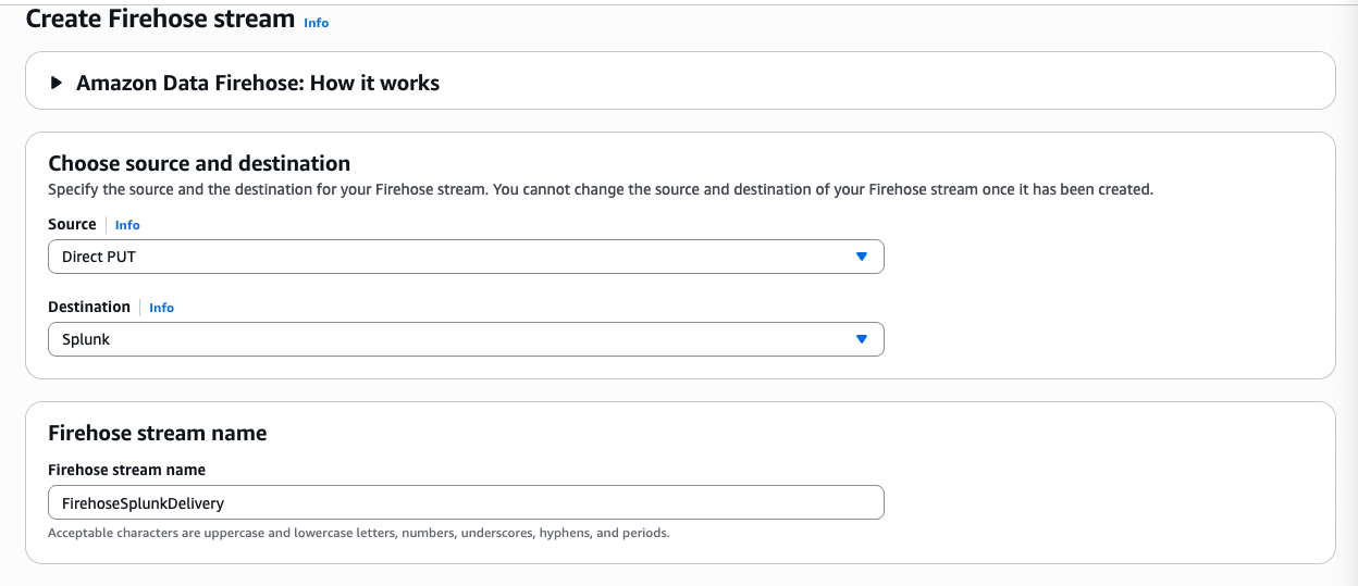 Create Firehose Stream